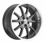 18" Vision 143 Torque Gunmetal Machined Lip 18X9.5 Wheel 5X5 (5X127) 0MM Rim New. Price: $243.80.