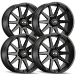 (set Of 4) Ion 143 20X9 6X5.5" +0MM Matte Black Wheels Rims 20" Inch New. Price: $981.96.