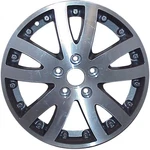 17X6.5 Split Spoke Alloy Wheel Machined & Painted, Textured Charcoal 560-04049 Remanufactured. Price: $244.89.