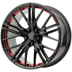 20X9 +30 F, 20X10 +35 R, Performance Rep PR194 5X120 Black Red Wheels (set Of 4) New. Price: $1568.00.