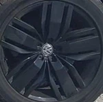 2018 Atlas Oe Wheel 20X8 5 Spoke Triple Black Volkswagen Used. Price: $217.30.