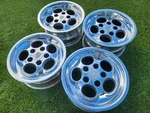 16" Porsche Phone Dial Wheels 944 Turbo 911SC Early Offset 16X7 16X8 ET23.3 Used. Price: $1450.00.