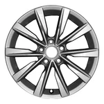 Refurbished 17X7 Painted Silver Metallic Wheel Fits 2017-2019 Volkswagen Beetle Remanufactured. Price: $191.96.