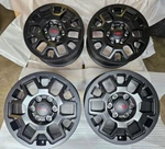 17 Toyota Tacoma Trd Off Road Wheels Oem Rims Satin Black Tundra Land Cruiser Used. Price: $1199.00.