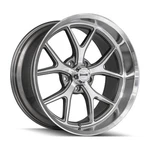 18X9.5 Ridler 661 Gloss Grey With Diamond Cut Face And Lip Wheel 5X4.75 (0MM) New. Price: $332.99.