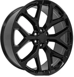 Replica Wheel CV98B Fits Chevy Silverado Rim 20X9 Satin Black New. Price: $185.99.