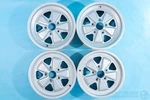 Used Porsche Fuschs Staggered Wheel Set 16X6 ET36 - 16X7 ET23 5X130. Price: $2249.99.