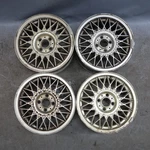 84-91 Bmw E30 3-SERIES 15" Style Bbs Basket-weave Alloy Wheel Rim Set Oem Used. Price: $560.00.