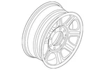 Genuine Ford Spare Wheel 6C3Z-1015-A New. Price: $674.72.