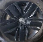 2018 Atlas Oe Wheel 20X8 5 Spoke Triple Black Volkswagen Used. Price: $217.30.