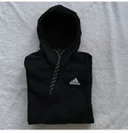 Adidas Men's Soccer 3-STRIPES Wind Jacket, Black, Sz S, GM5752, Great Condition Pre-owned. Price: $29.95.
