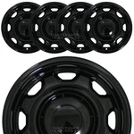 4 Black 2010-2025 For F150 Xl 17" Wheel Skins Hub Caps 8 Slot Steel Rim Covers New. Price: $89.99.