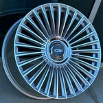 SET(4) Os Wheels FF02 Flow Forged 24X10 5X112/5X120+32 Silver Machined Face New. Price: $2400.00.