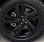 2024 Taos Oe Wheel 18X7 5 Spoke Black Volkswagen Used. Price: $235.32.