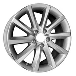 Refurbished 18X8 Machined Silver Wheel Fits 2006-2010 Volkswagen Passat Remanufactured. Price: $223.96.