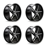 Set 4 20" Sapphire Luxury Alloys SX01-01 Black Machined 20X9 Wheels 5X112 35MM New. Price: $1536.00.