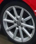 2015 A3 Oe Wheel 18X8 10 Spoke Silver Audi Used. Price: $376.30.