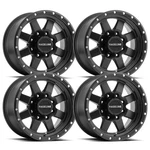 (SET-4) Raceline Defender Black 18X9 8X165.1 +18MM Wheels Rims Inch New. Price: $1510.00.