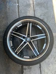 Bmw 5X120 19INCH Vert Ni Rim With New Tire 235/35ZR19 Used. Price: $350.00.