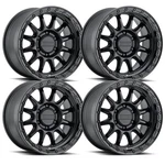 (SET-4) Raceline Alpha Satin Black 18X8.5 6X135 35MM Wheels Rims Inch New. Price: $1625.00.