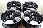 New Set Of Ddr 18" Fuzion Black Polished Lip 18X8 Wheels Rims 5X100 5X114.3. Price: $859.00.