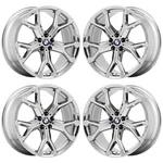 21" Bmw X5 Series Bright Chrome Wheels Rims Factory Oem 86466 86468 Exchange New. Price: $895.00.