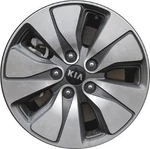 16" Kia Optima Wheel Rim Factory Oem 74758 2017-2019 Machined Grey Remanufactured. Price: $250.00.