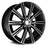 For Volvo XC60 18-19 10 I-spoke Black 19X7.5 Alloy Factory Wheel Remanufactured Used. Price: $321.61.