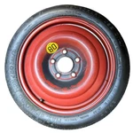 1995-2002 Saab 900 9-3 93 Steel Spare Wheel Rim Red 4106365 4837050 15 Inch Oem Used. Price: $90.25.