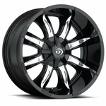 18" Vision 423 Manic Gloss Black Machined Face 18X9 Wheel 6X135 -12MM Rim New. Price: $244.95.