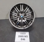 01-06 Oem Bmw E46 Front Wheel Rim 8XR18" ET47 Double Spoke Style 67 Chrome * Used. Price: $175.00.