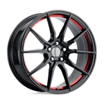 17X9 Performance Replicas Wheels PR193 Gloss Black Red Machined Rims (1PC) New. Price: $268.00.