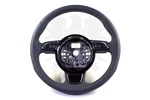 New Euro Genuine Audi A8 Marble Grey Leather 3 Spoke Paddle Shift Steering Wheel. Price: $199.00.