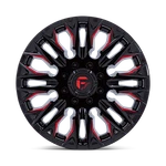 Fuel D823 Flame Gloss Black Mill W/ Candy Red Rims: 20X9, 8X180, Mm New. Price: $500.00.