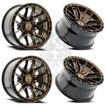 4- 20X9 Arena Battle 6X5.5/6X139.7 Smokedbronze Tint Clear Wheels New. Price: $1636.00.