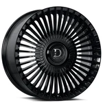 24X10"DOLCE Luxury Wheels Trento Gloss Black Floating Cap Rims New. Price: $2692.00.