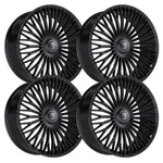 (SET-4) Tis 507B 24X10 6X135/6X139.7 24MM Gloss Black Wheels Rims Inch New. Price: $1785.00.