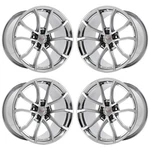 Set Of 4 Staggered 19X10/20X12 Chevrolet Corvette Pvd Bright Chrome Wheels Ri... New. Price: $3895.95.