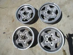 Porsche 930 944 951 Cookie CUTTERS-2-6X15-&-2-7X15 #911-361-023-44 #023-54 Used. Price: $1995.00.
