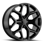 Performance Replicas PR176 22X9 6X5.5 Gloss Black Wheel 22" 24MM Rim New. Price: $382.00.