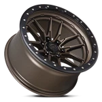 4 New 20X10 Lock Off-road Krawler Bronze Black Ring 6X139.7 6X5.5 ET-18 Wheel. Price: $1692.00.