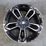 Damaged 23-25 Bmw X1 X2 U11 U10 19X8 Style 871M Wheel Rim Midnight Grey Oem Used. Price: $105.00.