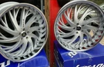 22" Inch Staggered Silver Brushed Artis Decatur Blanks 22X9 22X10 Wheels Rims New. Price: $2824.60.