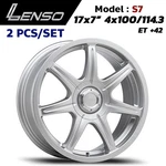 Clearance Lenso S7 Wheel Rim 17X7 Pcd 4X100 4X114.3 ET+42 Racing Silver Set New. Price: $879.99.