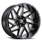 17" Vision 361 Spyder Gloss Black Milled Spoke 17X9 5X5.5 (5X139.7) 12MM Wheel New. Price: $277.15.