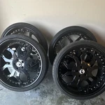 Forgiato 22 Inch Rims & Tires Set Of 4 Used. Price: $3000.00.