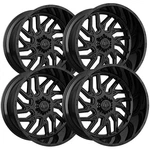 (set Of 4) Tis 544B 26X12 8X170 -44MM Gloss Black Wheels Rims 26" Inch New. Price: $2872.00.