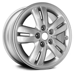 For Hyundai Tucson 06-09 Alloy Factory Wheel Double 5-SPOKE Silver 16X6.5 Used. Price: $287.15.