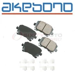 Akebono Euro Rear Disc Brake Pad Set For 2015 Audi Q3 Quattro - Braking New. Price: $77.14.