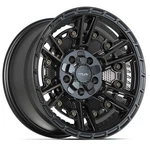 4PLAY 4PS01-17090-5D55-6B1 SPORT2.0 17X9 5X5" & 5X5.5" -6ET Satin Black New. Price: $320.00.